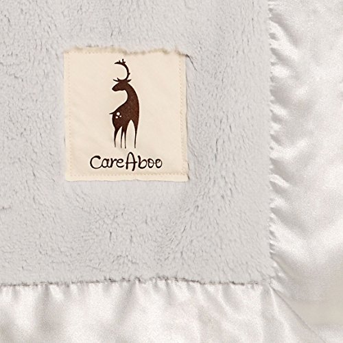 Careaboo Luxury бебе ќебе, 30 x 40 - сребро