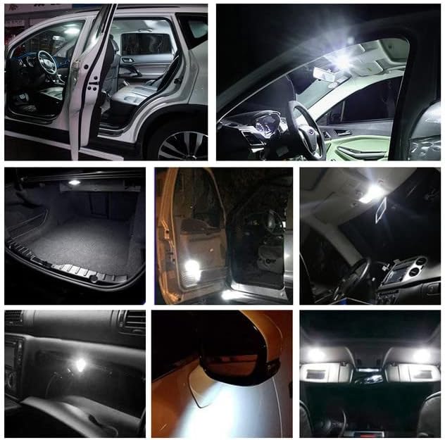Sucroddy 10PCS 6000K Бела LED Автомобил Внатрешни Светло Комплет ЗА Rav4 2006 2007 2008 2009 2010 2011 2012, Ги Вклучуваат Сите Конфигурации