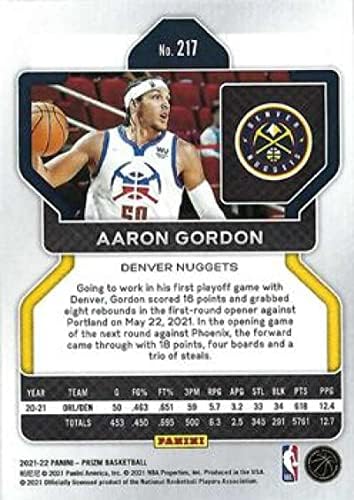 2021-22 Panini Prizm 217 Арон Гордон Денвер Нагетс НБА кошаркарска база Трговска картичка
