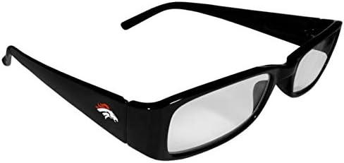 Siskiyou Sports NFL Denver Broncos Unisex печатени очила за читање, 2,25, црна, една големина