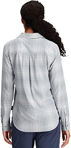Истражување на отворено, женска кошула за сончеви ракави на астроман со долги ракави - копче за патување надолу