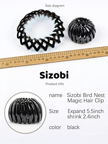 Sizobi ​​Bird Nest Clip Magic Hair, додатоци за коса за жени, клип за коса гнездо, држач за коса Zabernim, птици гнездо клип за коса,