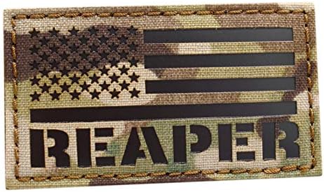 IR Multicam America Reaper Flag 2x3.5 Морал САД тактички кука лепенка