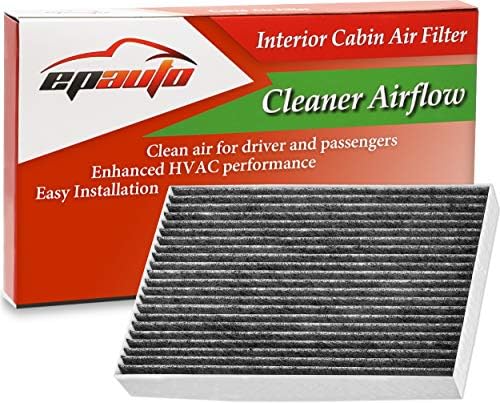 Замена на EPAUTO CP181 за филтерот за воздух на Cadillac/Chevrolet Premium Cabin вклучува активиран јаглерод