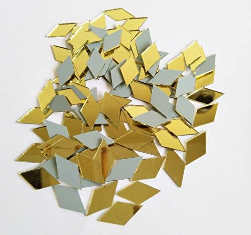 Ruixuan дијамантски облик мозаик плочки огледало стакло дома украси занаети DIY додаток
