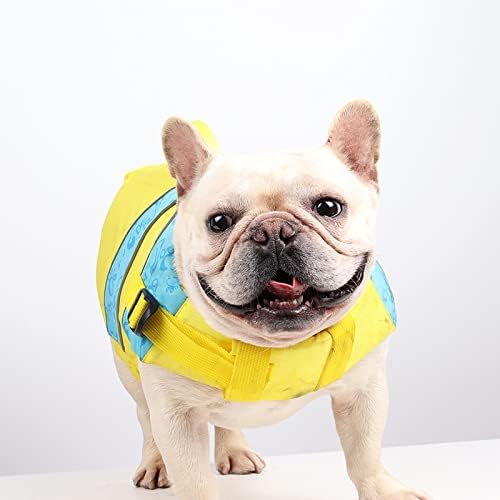 Облека за пливање со висока видливост на кучиња за пливање, прилагодлива рефлексивна облека за пливање за миленичиња за капење лето дишењето за