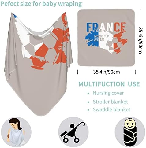 Фудбалски фудбалски фудбалски ќебе за новороденчиња за новороденче што прима ќебе за шетач за расадник за новороденчиња