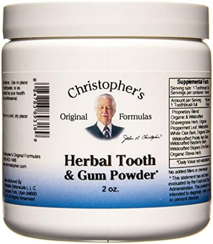 Оригиналните формули на Кристофер Хербални заб и прашок за џвакање