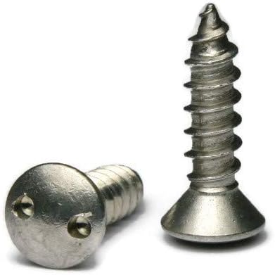 Спајнер Безбедност на овална глава метални завртки 18-8 не'рѓосувачки челик 10 x 1-1/2 Количина 250