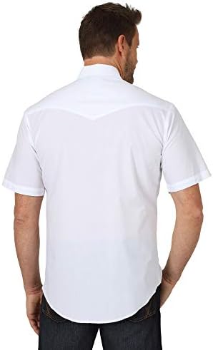 Врзач за машки спорт, западен основен основен два џеб кратки ракави, предвремена кошула