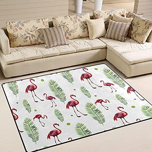 Акварел Фламинго остава големи меки површини за килими расадник плејматски килим за деца кои играат соба спална соба дневна соба