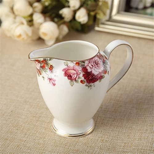 Современи чајници пастирска цветна коска Кина кафе сет порцелански чај постави керамички сад за сад шеќер сад чајник чајник сет чајници