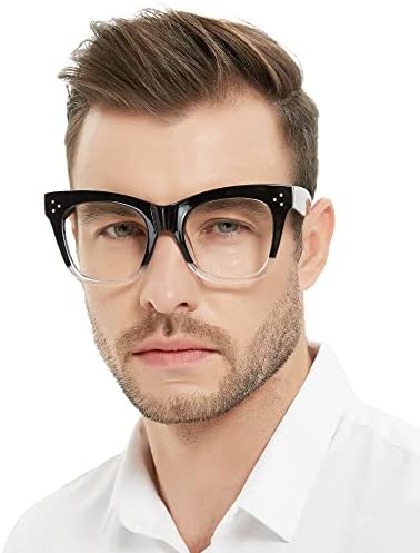 Маре Азуро преголеми очила за читање мажи модни дебели читатели 1.0 1,25 1,5 1,75 2.0 2.25 2.5 2.75 3.0 3.5 4.0