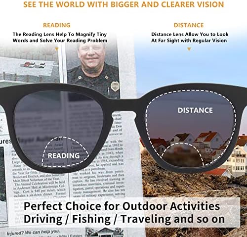 Лијансан Жени Невидливи Бифокални Очила За Сонце За Читање Ретро Ув Заштита Читачи На Сонце Со Пролетна Шарка На Отворено Мода
