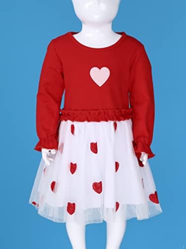 ииним Малите Девојчиња Се Облекуваат Со Слатка Вештачка Вештина-Две Срце Принцеза Туту Фустан Роденденска Облека