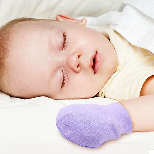 6 пара Новородени Белезници За Бебиња Ракавици За Мали Деца Памучни Меки Белезници Против Гребење ракавици за 0-6 Месеци Девојчиња