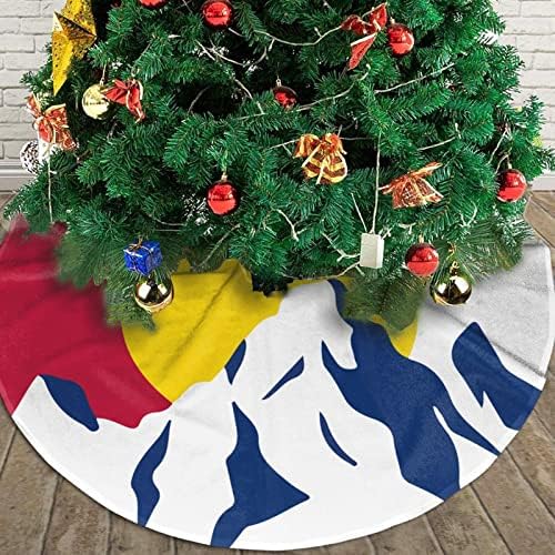 Елка Здолниште, 30-48 Инчен Колорадо Знаме Планински Дрво Мат За Божиќ Украси Празник Партија Орнаменти