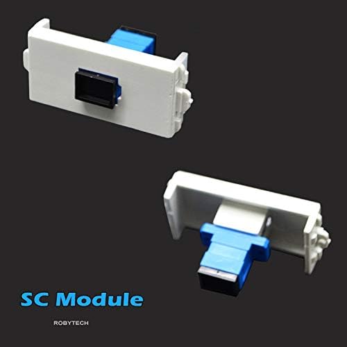 Ѕид Плоча Sc Simplex + HDMI + SC Клуч Модуларен Фибер Оптички Приклучок Приклучок Приклучок Бела Декоративни FacePlates Уред Монтирање Спојка