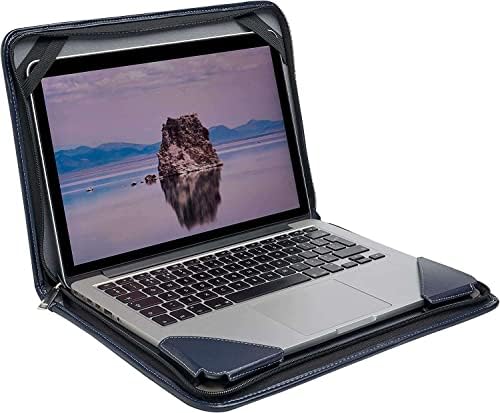 Брунел Сина Кожа Лаптоп Месинџер Случај-Компатибилен Со Acer Aspire 3 A315-33-P4ED 15.6