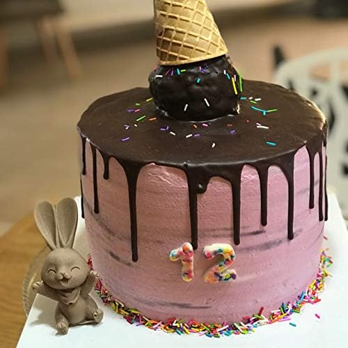 3Д Велигден зајаче зајаче силиконски калап глинен сапун епоксиден мувла торта чоколадо декор Децата велигденски подарок