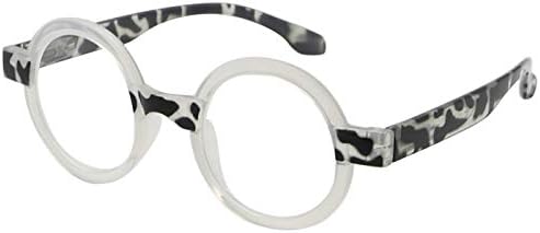 Очила за читање на очила за жени Ретро читатели на очила - црна/желка +1,75