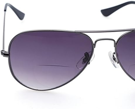 Плопло 3 пакуваат очила за бифокални сонце со читатели на градиенти UV400 очила за читање
