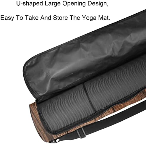 Сончоглед на дрвена торба за носач на јога со јога со рамо од рамо за јога -торба за салата торба торба за плажа, торба за плажа