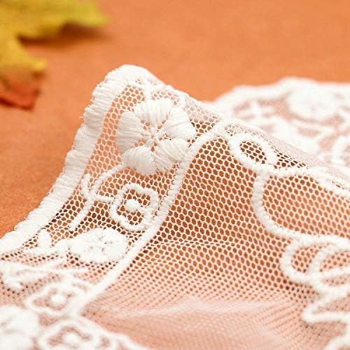 4 парчиња сончоглед везена цветна чипка јака ткаенина Trim DIY чипка ткаенина деколте Апликација за шиење занаети за шиење