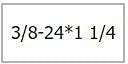 2 парчиња 3/8-24 УНФ хексадецимални завртки Надворешни шестоаголни залихи за залихи Машки завртки од не'рѓосувачки челик 5/8 7/8 1 3/4 2