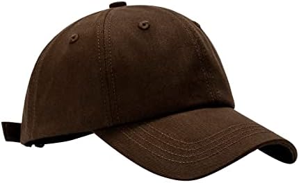 Класичен обичен сонце за мажи за мажи, прилагодливо капаче со низок профил на поло, со низок профил, капа капа за патување во бејзбол