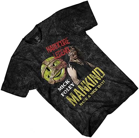 WWE Менс Мик Фоли Кошула-Човештвото Г-Дин Соко-Светски Шампион Во Борење Вратоврска Боја Маица