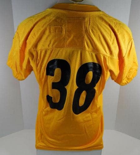2018 Pittsburgh Steelers 38 Игра издадена жолта практика Jerseyерси 834 - Непотпишана игра во НФЛ користена дресови