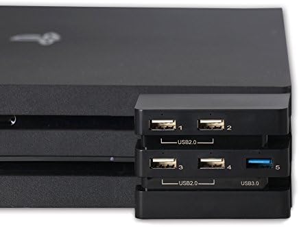SUNKY-PS4 Pro 5 USB Порти Центар, USB 3.0 2.0 Голема Брзина Експанзија Центар Полнач Контролер Адаптер Конектор За Sony Playstation 4