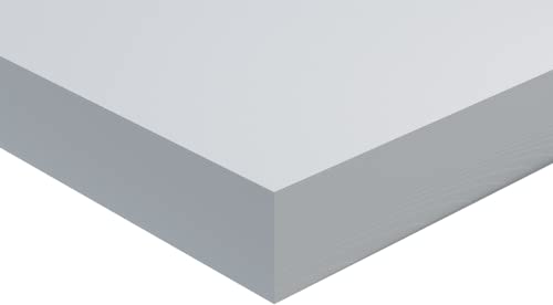 Проширена табла за пена во ПВЦ, бела, 1 дебела, 36 w x 48 l
