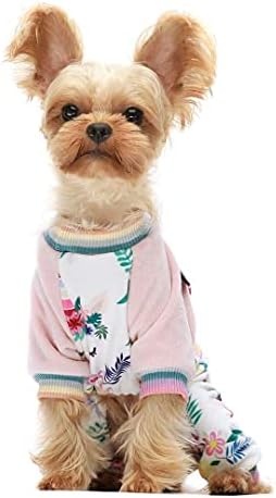 Fitwarm Еднорог облека за домашни миленици за кучиња пижами мачки лесни кадифени розови xxl