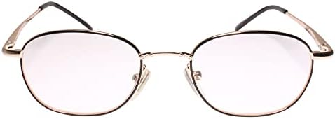 Класичен ретро -мански жени правоаголник златна рамка 1,75 читач на очила за читање