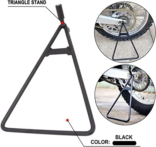 JFG Racing Black Universal Triangle Triangle Stand Stand Lift Litker 14.5 mm 11mm 18 mm за нечистотија пит -велосипед супермото