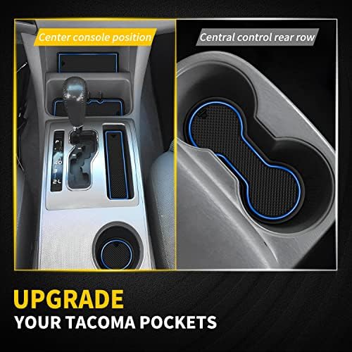 Asgohme одговара за Toyota Tacoma 2005-2015 додатоци, надградени сопствени душеци за конзола за нелизгачки конзоли, вметнувања за