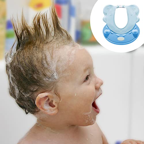 Кисангел бебе шампон бебе шампон бебешки коса миење силиконски туш капа за туширање капаче за туширање прилагодливо бебе бања капа