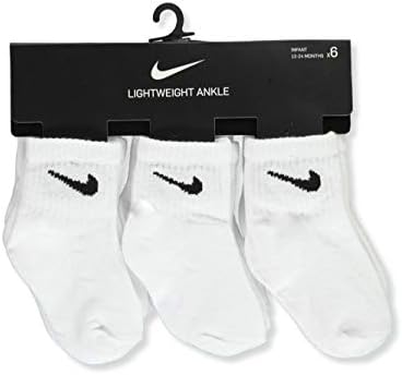 Чорапи за лого за лого на Најк деца бели 12-24 месеци