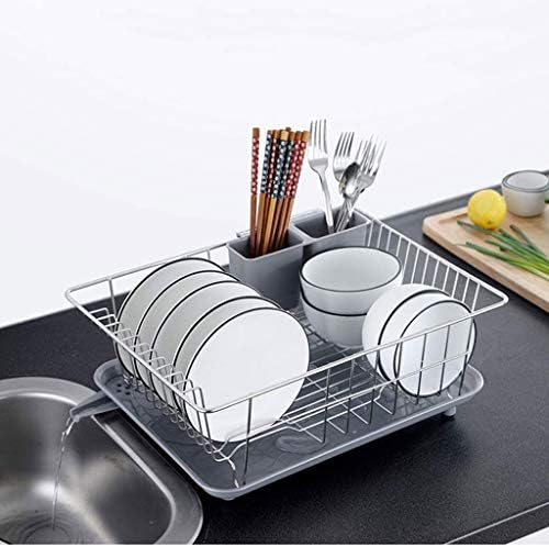 GFDFD метална чинија за садови - решетката за садови за садови за садови за садови и мијалник за одвод, отстранлив решетка за прибор за јадење,