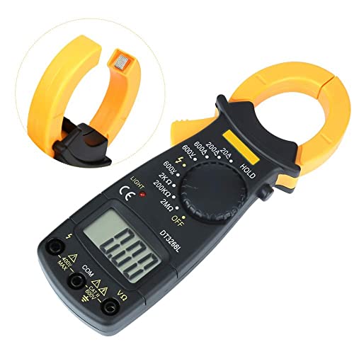 Gooffy Clamp Multimeter Portable Clamp Meter Digital LCD Click Multimeter Multimeter за лабораториски мултиметар
