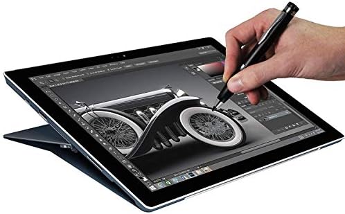 Bronel Black Fine Point Digital Active Stylus Pen компатибилен со HP ZBook 15V G5 15.6 FHD мобилна работна станица | HP ZBook