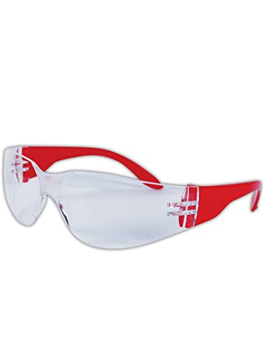 Magid Y10681C Gemstone Myst Y10 Обоени безбедносни очила, стандард, црвена боја