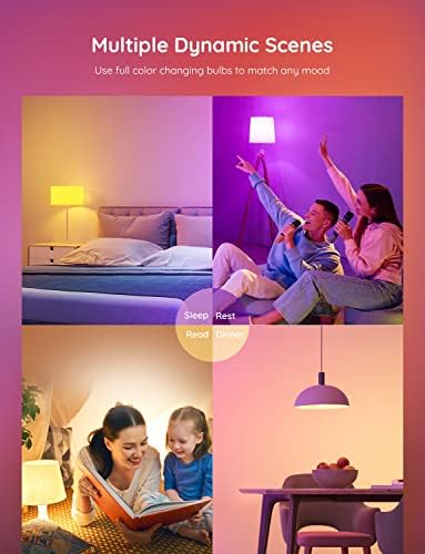 Govee LED Паметни Светлосни Шипки Со Камера, Rgbic Smart TV Задни Осветлувања Пакет Паметни Светилки, Rgbww WiFi Bluetooth Светилки