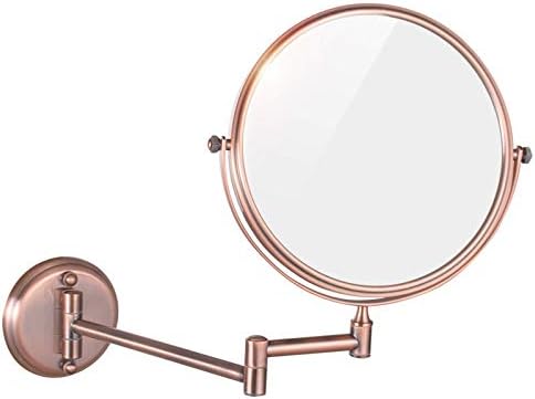Заахх, двострано огледало за бричење, преклопување на бања 360 ° вртење козметичко суета огледало