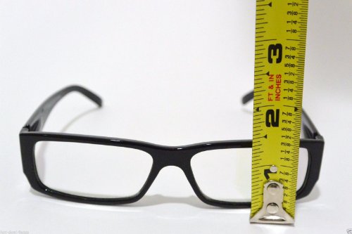 Компјутерски очила за читање црна рамка дизајнирана со анти-рефлективна моќност на обложување +2.25