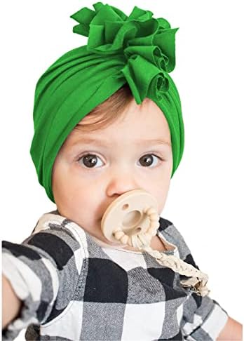 Lddcx бебе -бена плетена капа симпатична лакови од турбан капачиња капачиња.