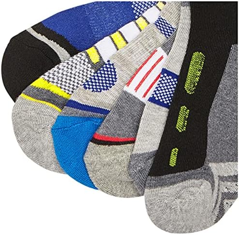 Bigеферис чорапи на момчињата големи технолошки четврти чорапи со пакет 6 пар пакет