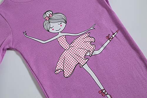 Кикизи, мали големи девојки пижами поставија долги ракави PJs памучни пижами
